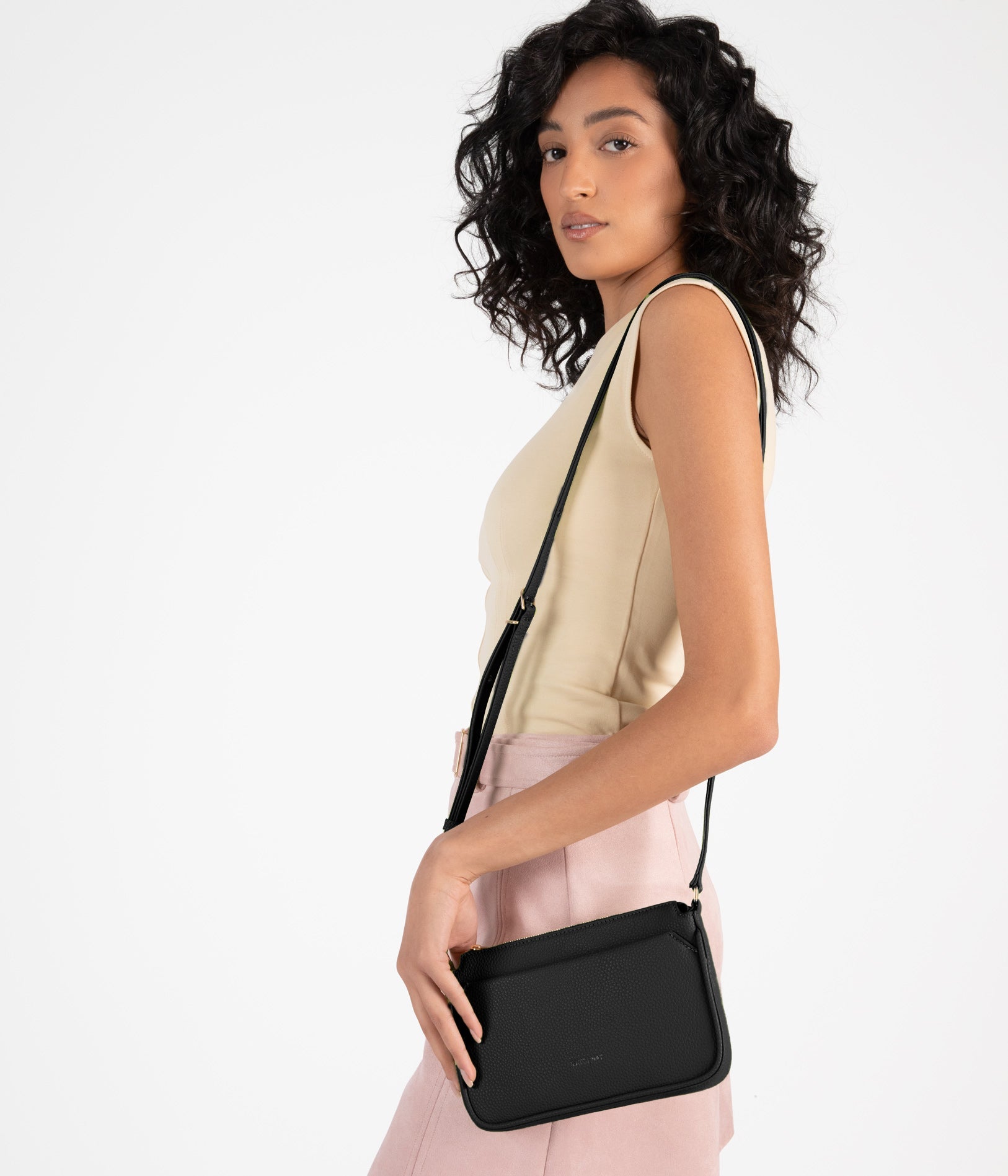 Sac bandoulière fin végétalien IVY - Grain