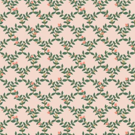 Ronce; Rosier arbor - Blush métallique, 1/4 yard