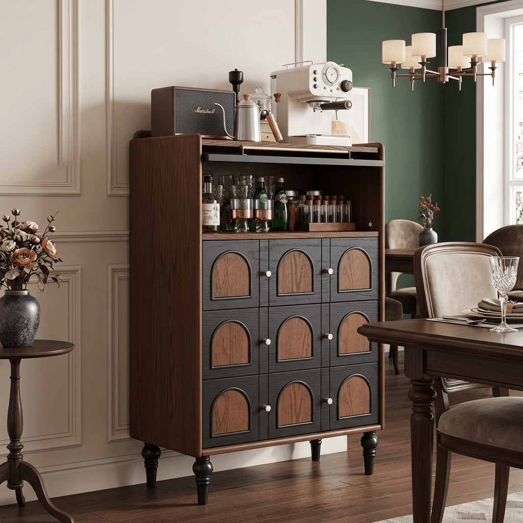 The Archway Coffee & Bar Cabinet