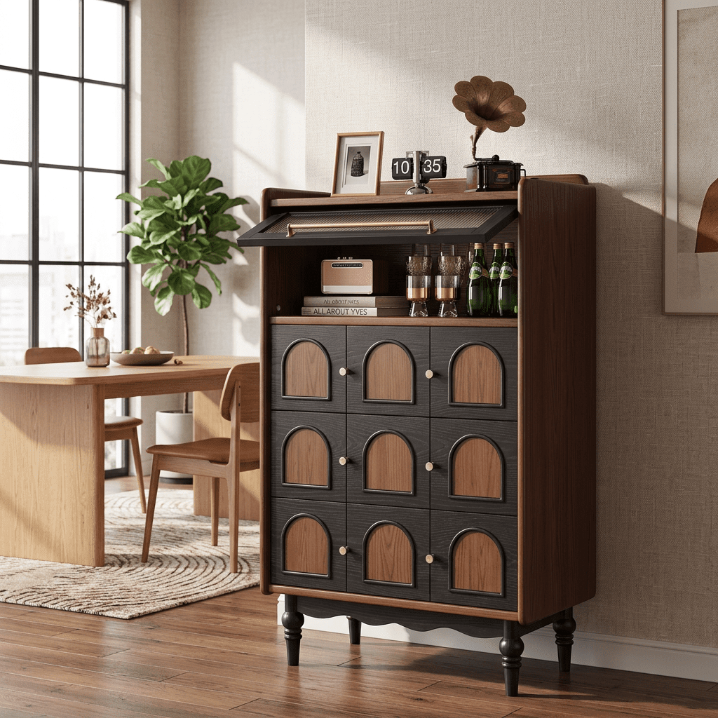 The Archway Coffee & Bar Cabinet