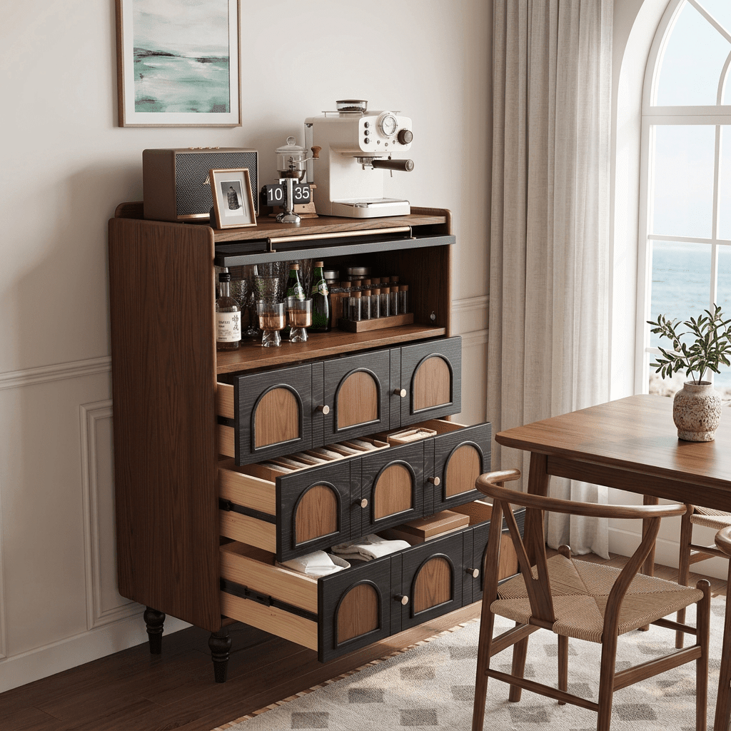 The Archway Coffee & Bar Cabinet