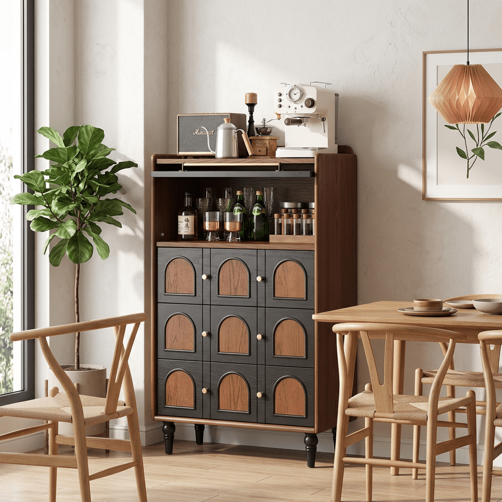 The Archway Coffee & Bar Cabinet