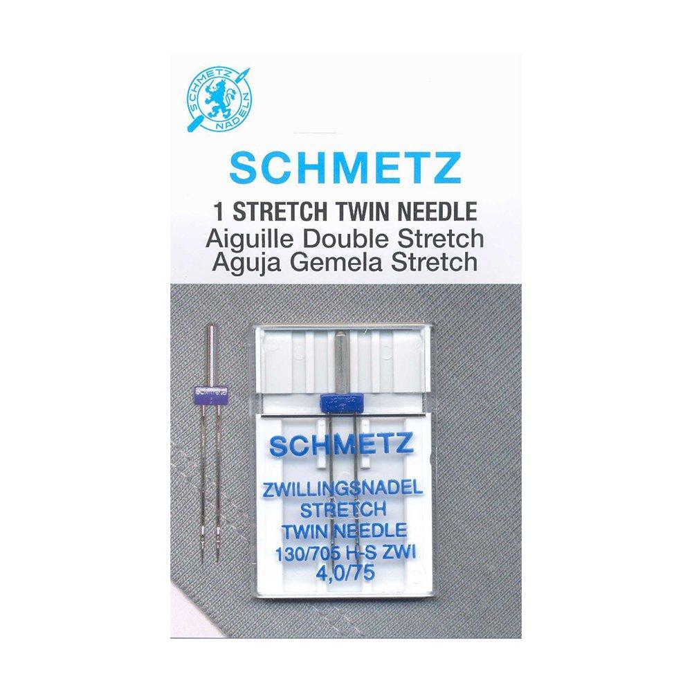 SCHMETZ #1775 Stretch Twin Needle Carded - 75/11 - 4,0 mm - 1 unité