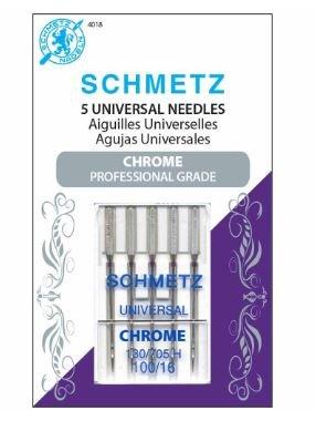 SCHMETZ #4018 Chrome universel - 100/16 - 5 pièces