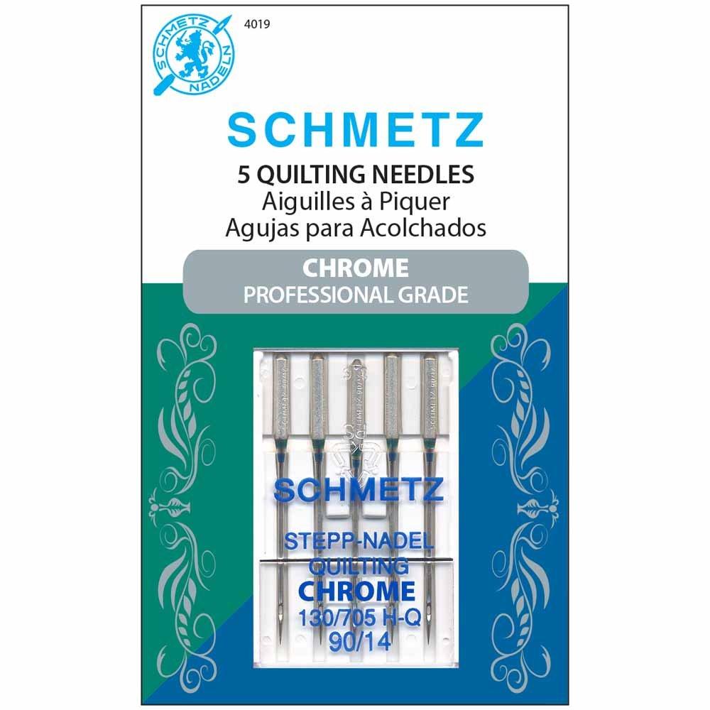 SCHMETZ #4019 Chrome Quilting - 90/14 - 5 unités