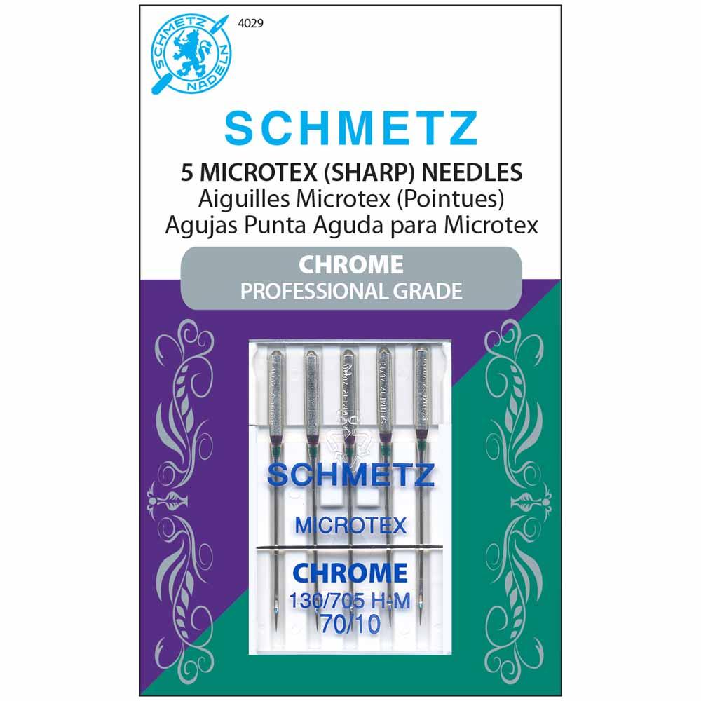 SCHMETZ #4029 Chrome Microtex - 70/10 - 5 unités
