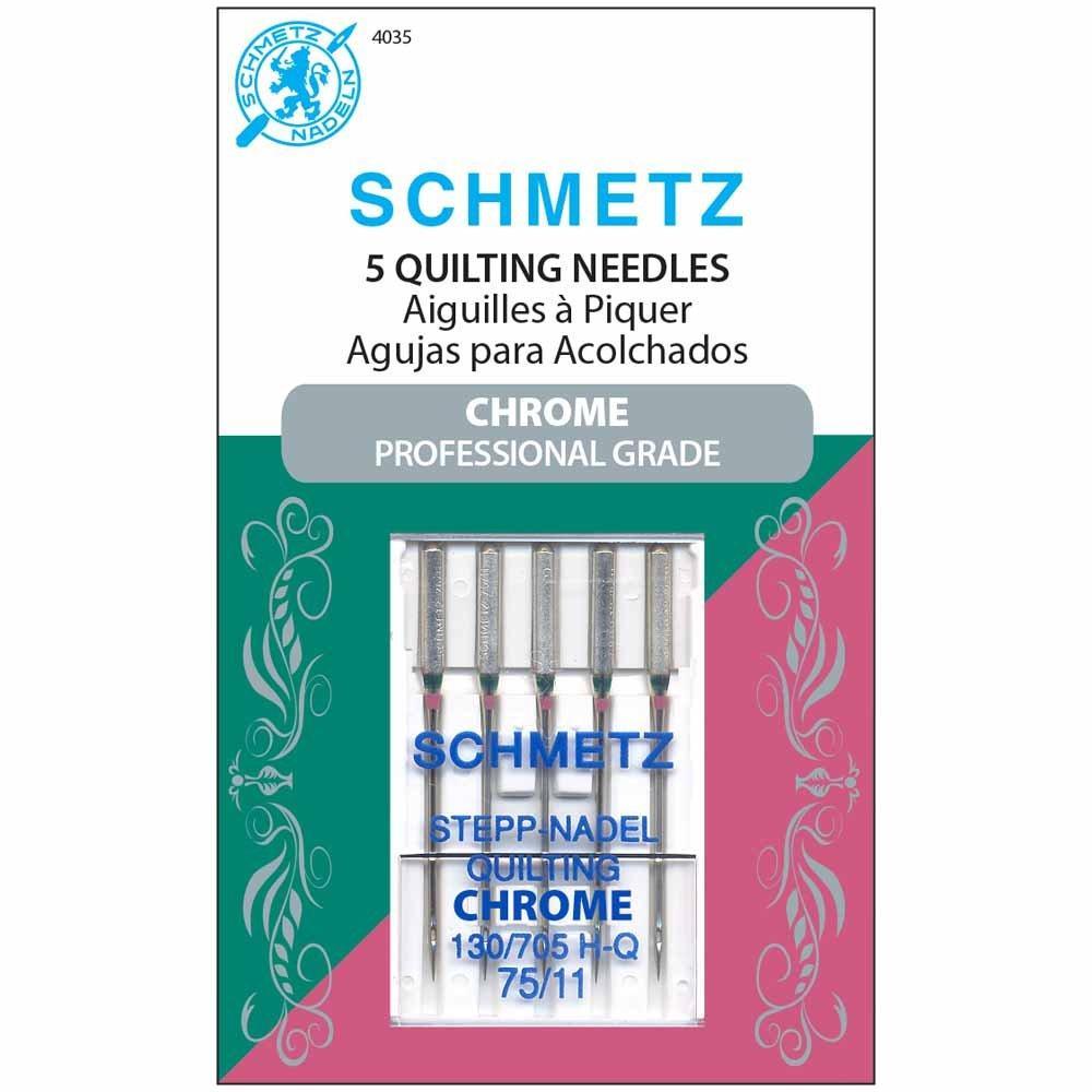 SCHMETZ #4035 Chrome Quilting - 75/11 - 5 unités