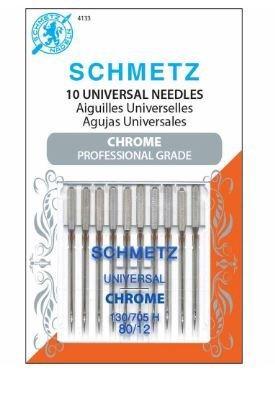 SCHMETZ #4133 Chrome universel - 80/12 10 unités