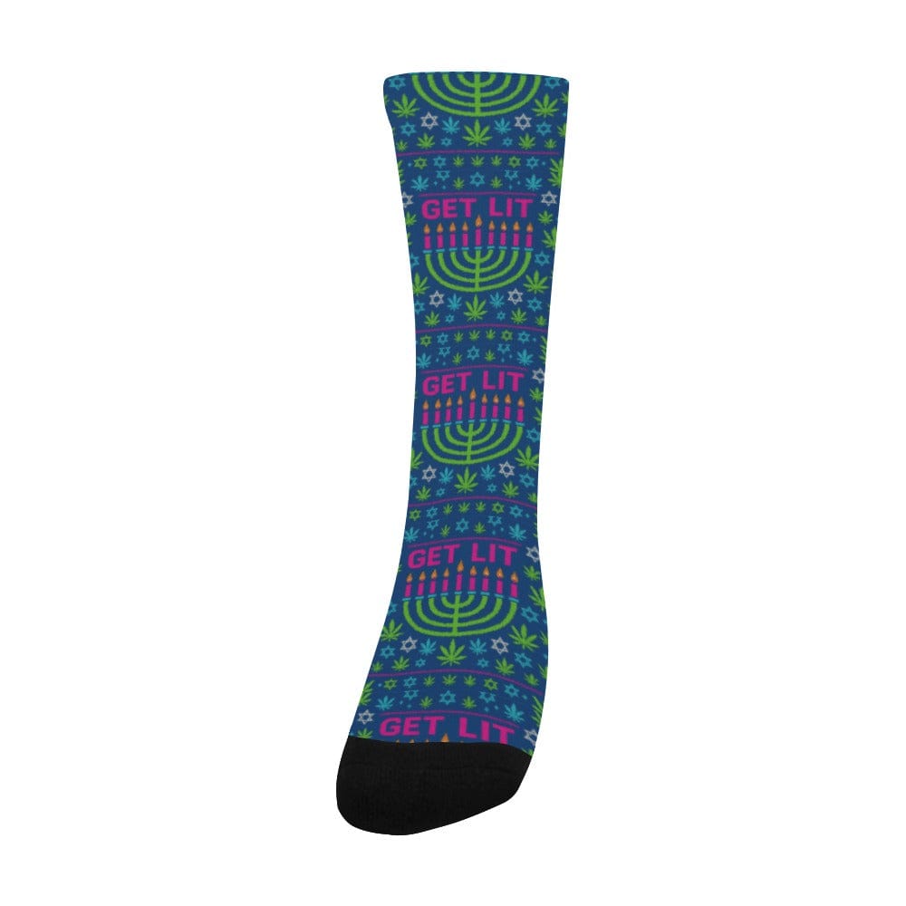 Get Lit Hanukkah Socks