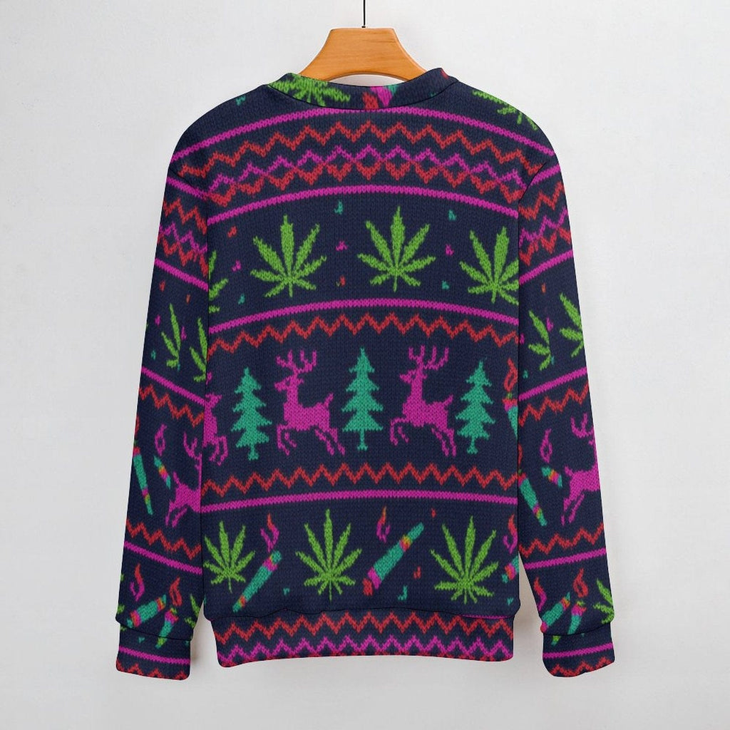 Neon Xmas Crewneck Sweatershirt (unisex)