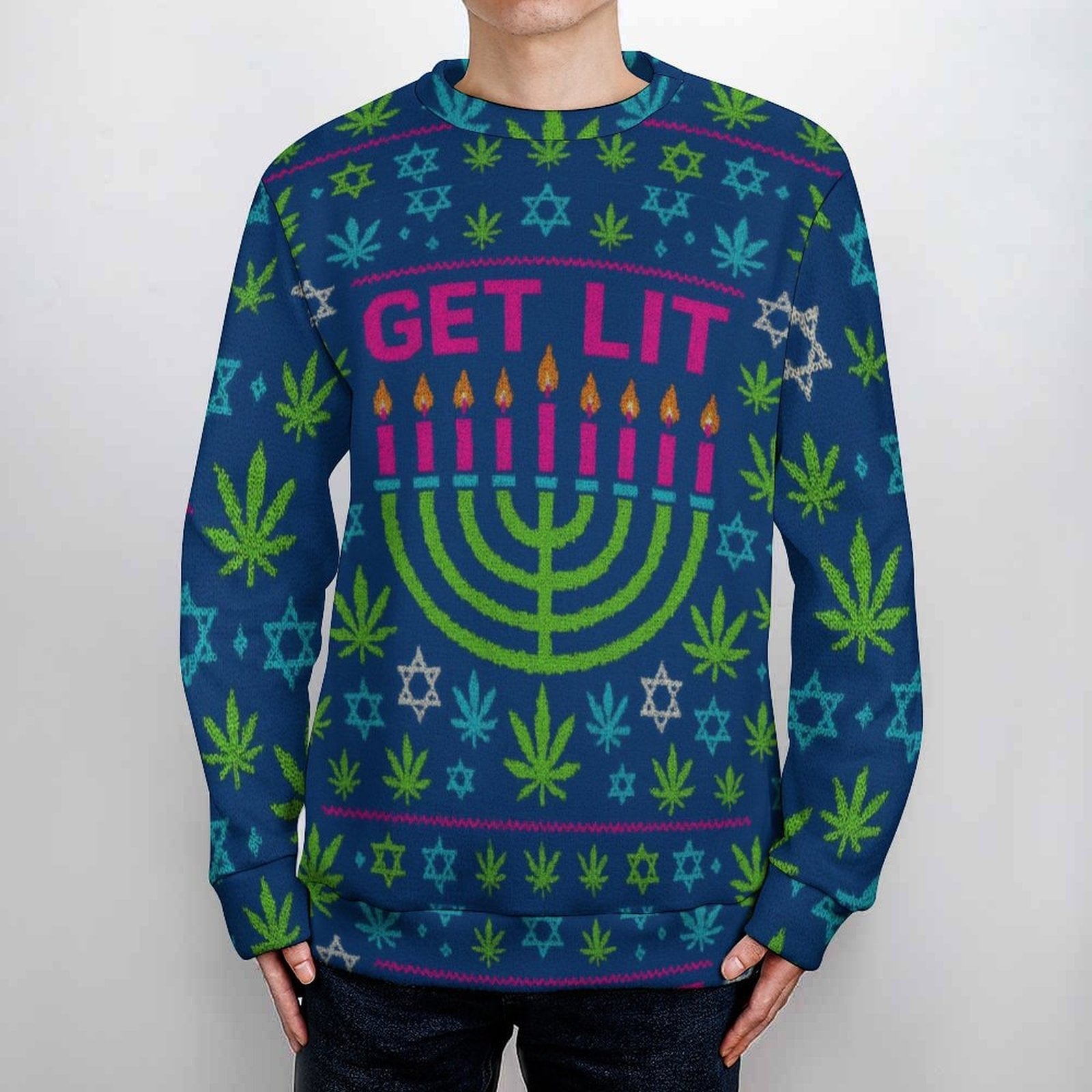 Get Lit Hannukah Sweatershirt