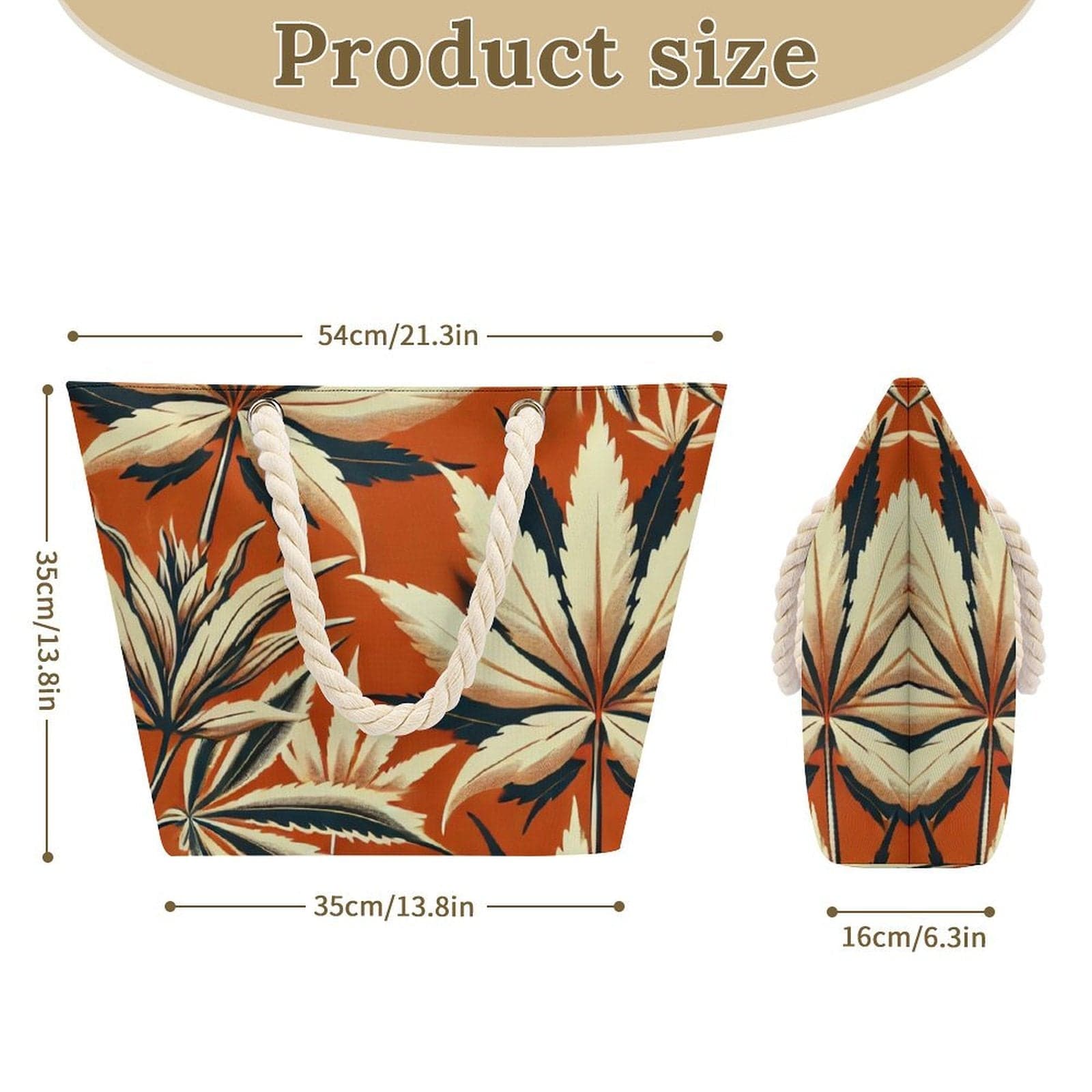 Sac fourre-tout en corde de chanvre Cali