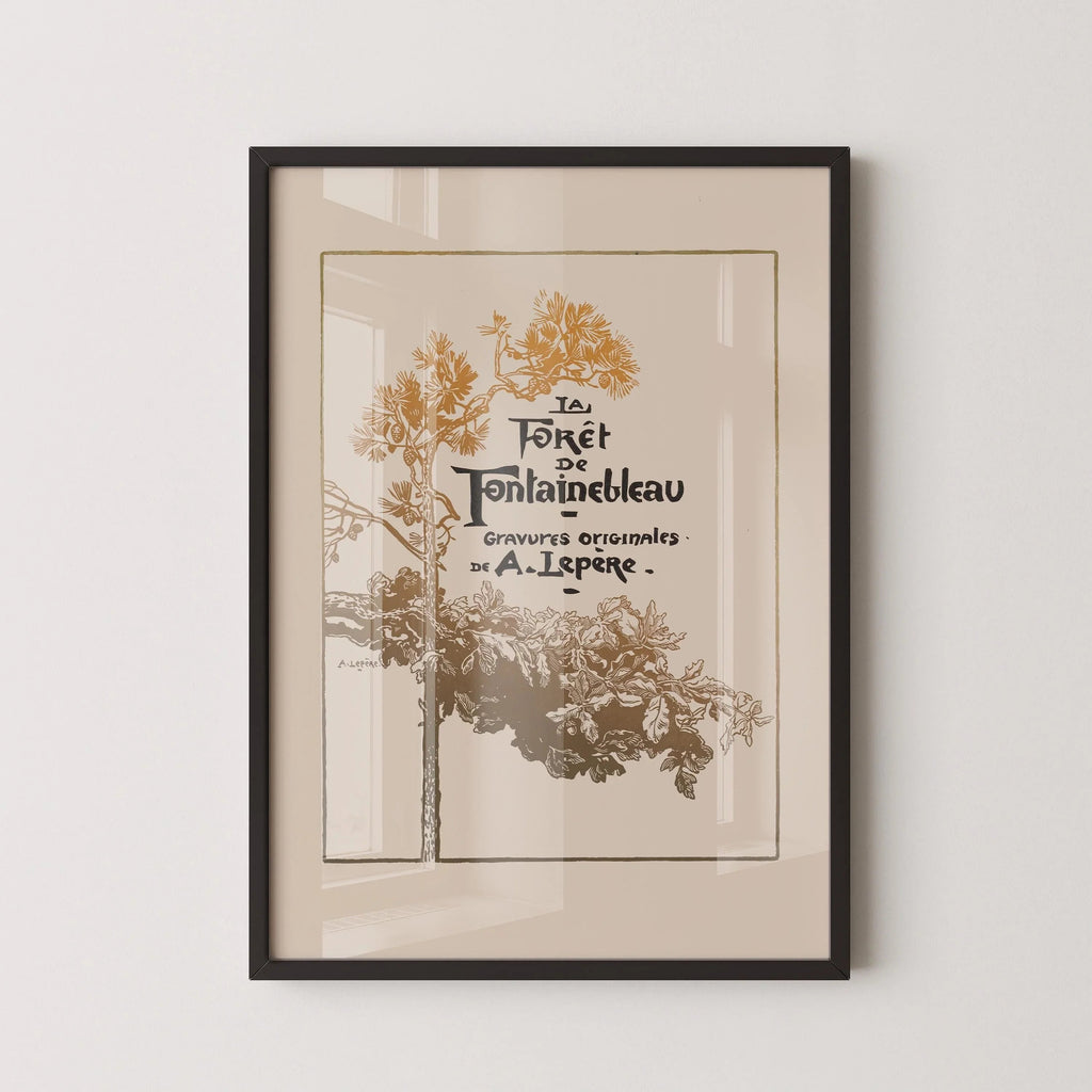 Auguste Lepère - The Forest of Fontainebleau Art Nouveau Print