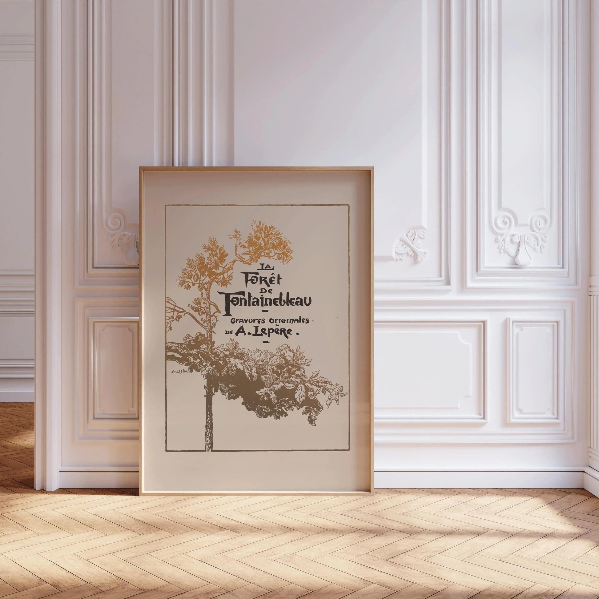 Auguste Lepère - The Forest of Fontainebleau Art Nouveau Print