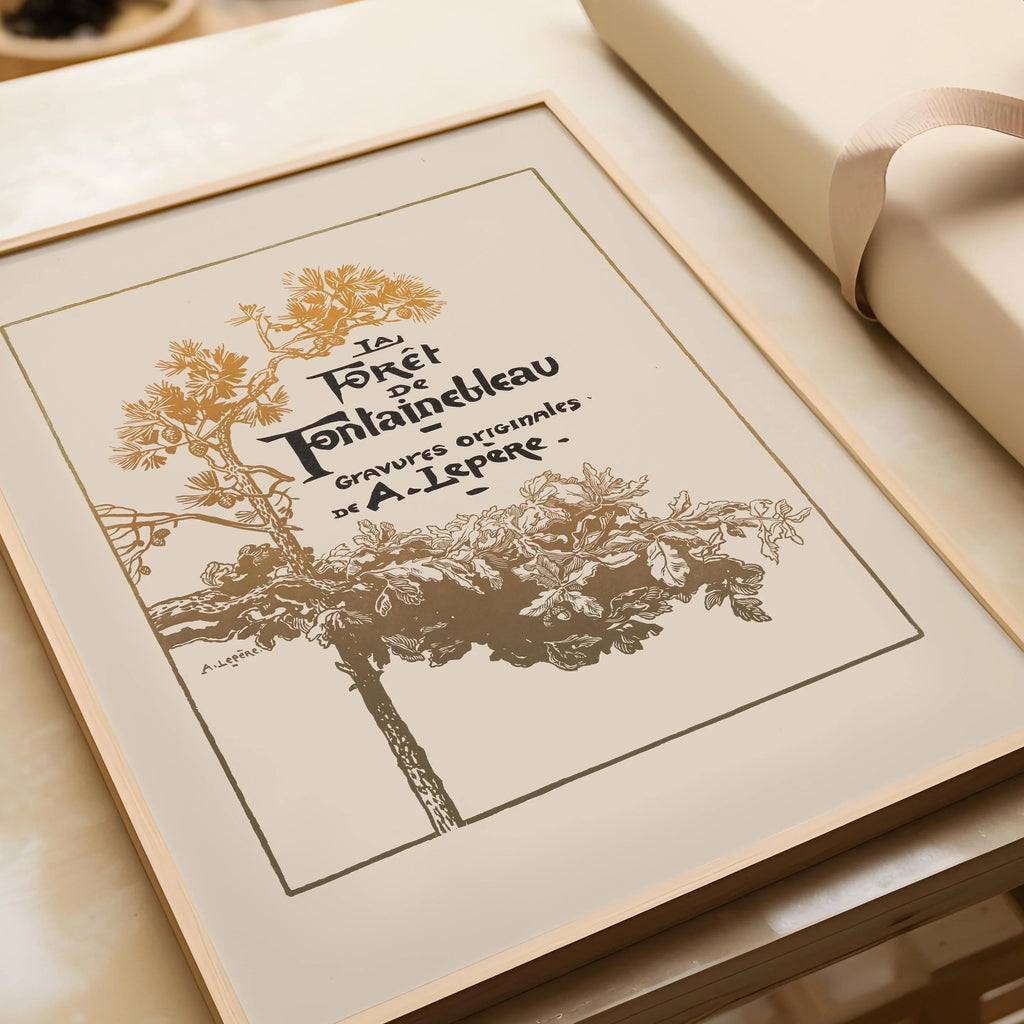 Auguste Lepère - The Forest of Fontainebleau Art Nouveau Print