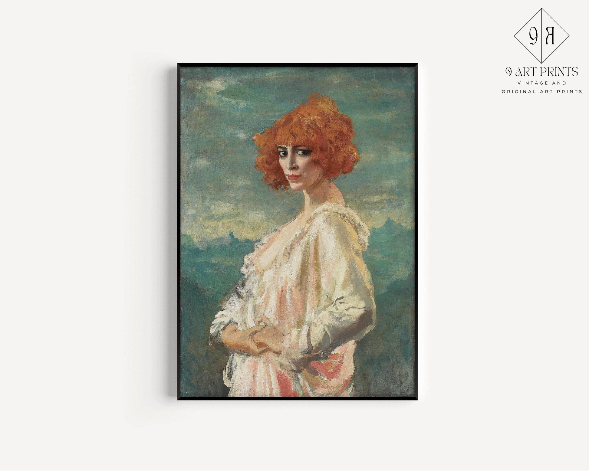 Augustus John - The Marchesa Casati | Vintage Portrait Wall Art (available handframed or unframed)