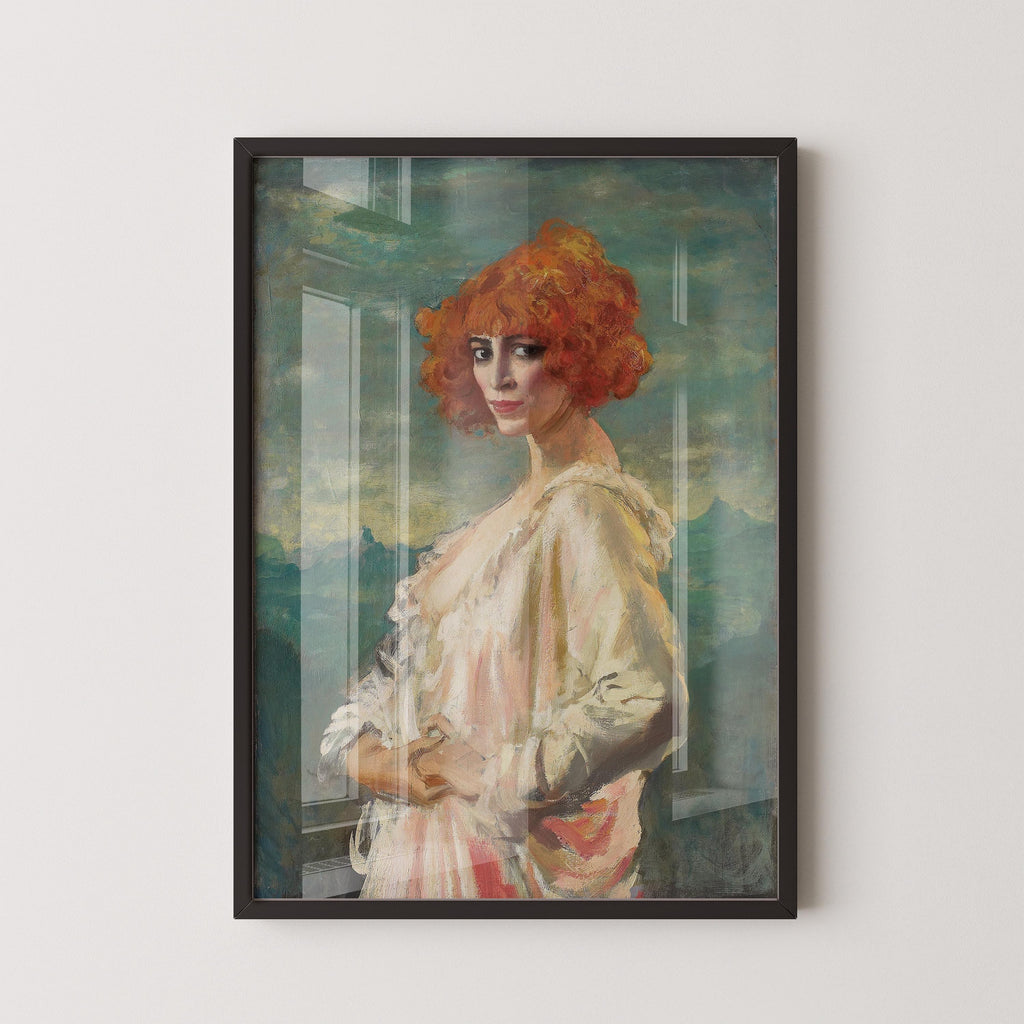 Augustus John - The Marchesa Casati | Vintage Portrait Wall Art (available handframed or unframed)
