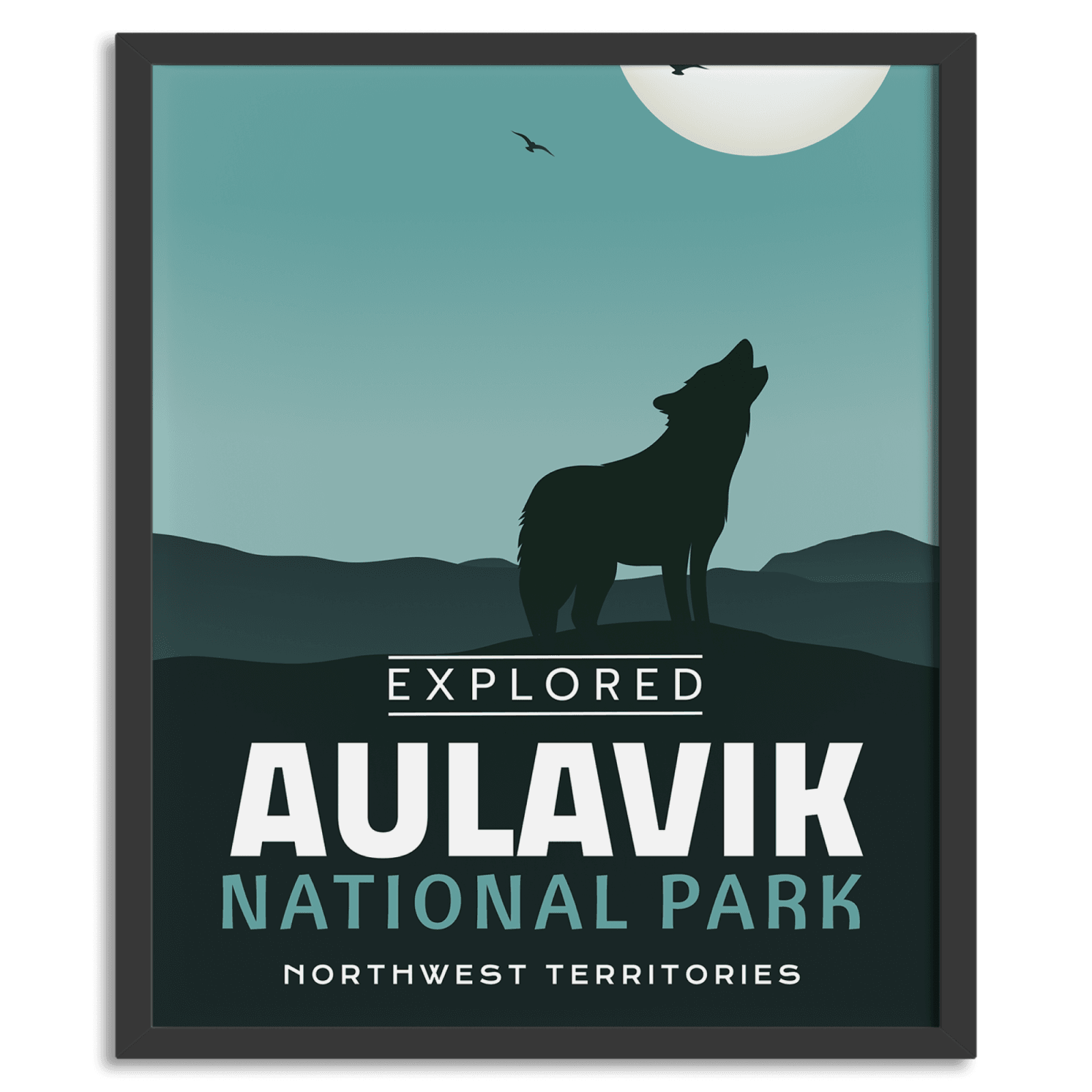 Affiche « Explorée » du parc national d’Aulavik