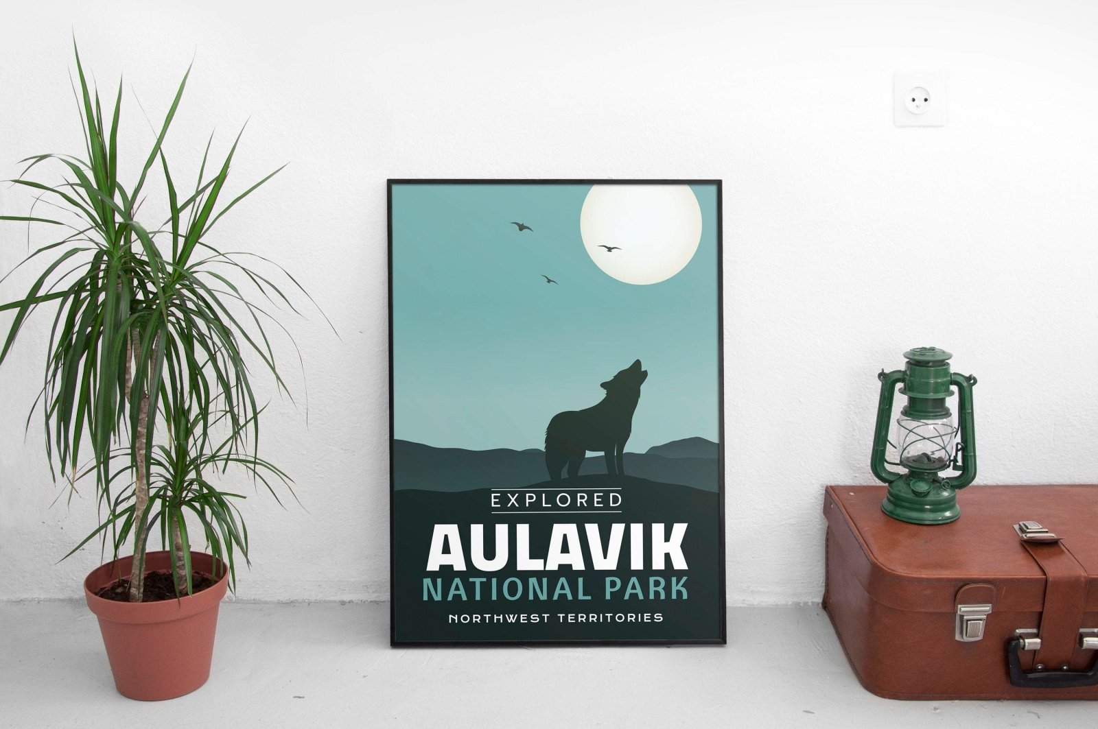 Affiche « Explorée » du parc national d’Aulavik
