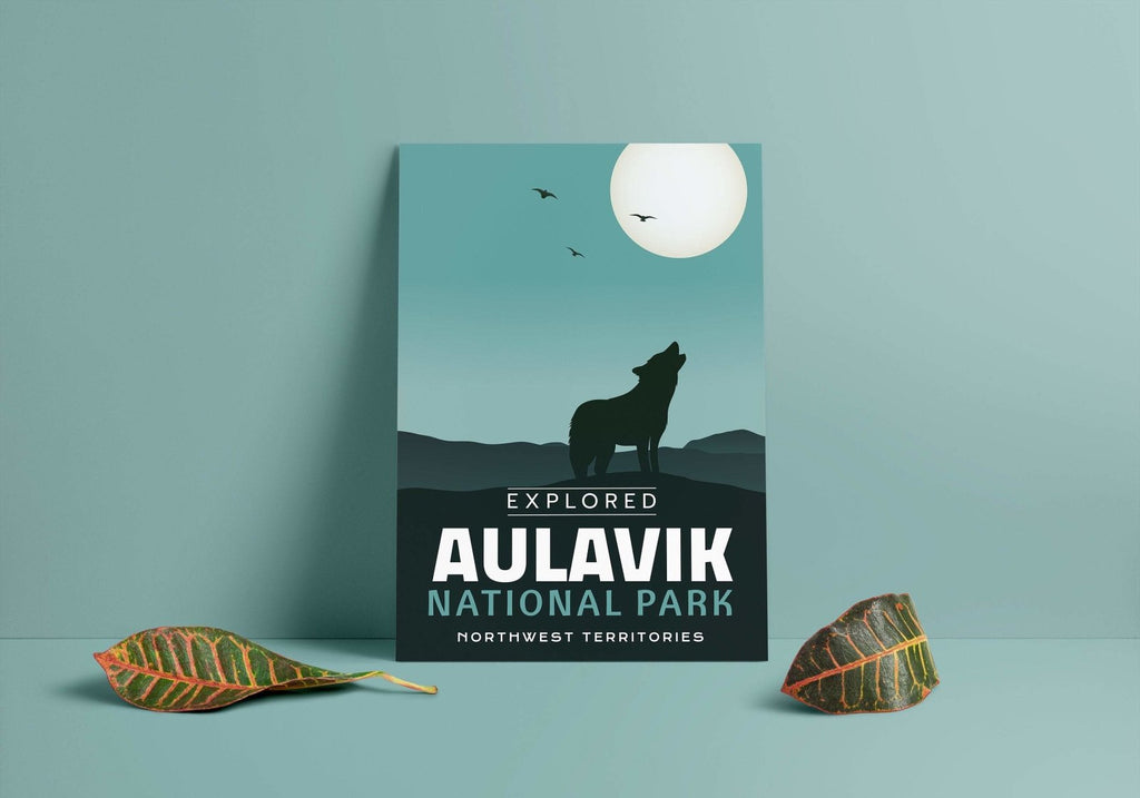 Affiche « Explorée » du parc national d’Aulavik