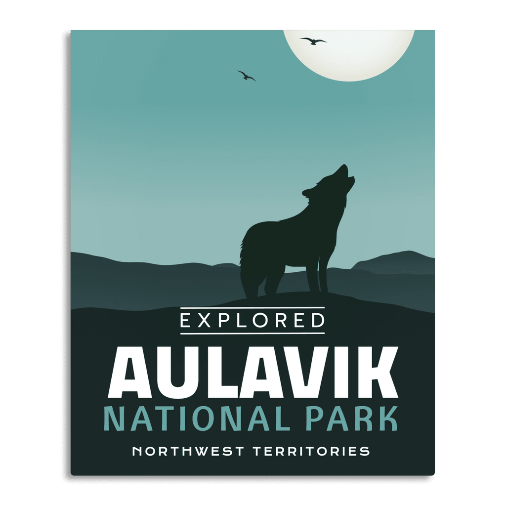 Affiche « Explorée » du parc national d’Aulavik