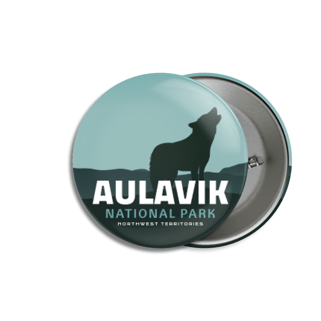 Bouton à épingle du parc national Aulavik du Canada