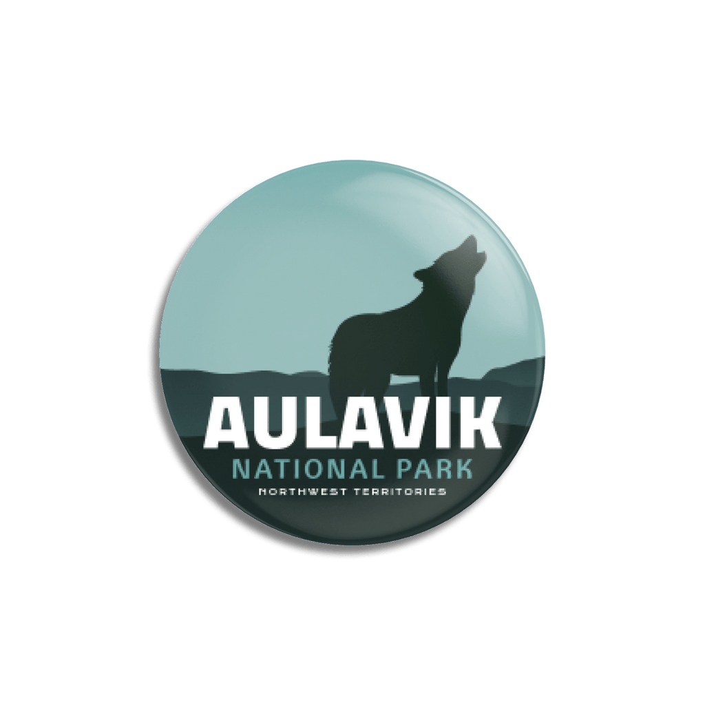 Bouton à épingle du parc national Aulavik du Canada