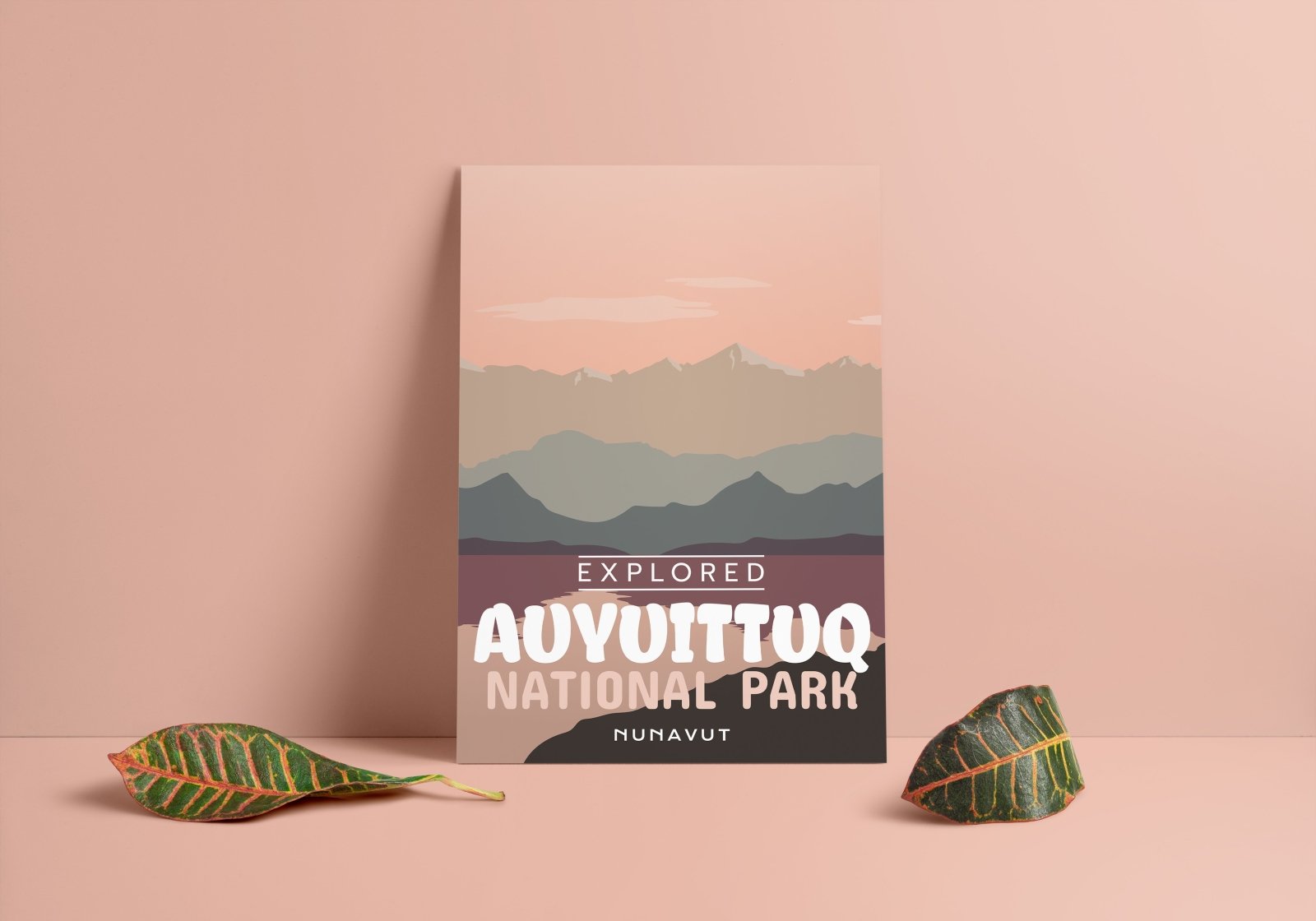 Affiche « Explorée » du parc national d’Auyuittuq
