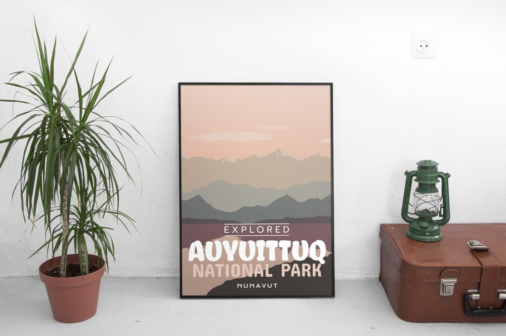 Affiche « Explorée » du parc national d’Auyuittuq