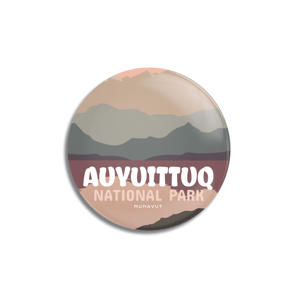 Auyuittuq National Park of Canada Pinback Button
