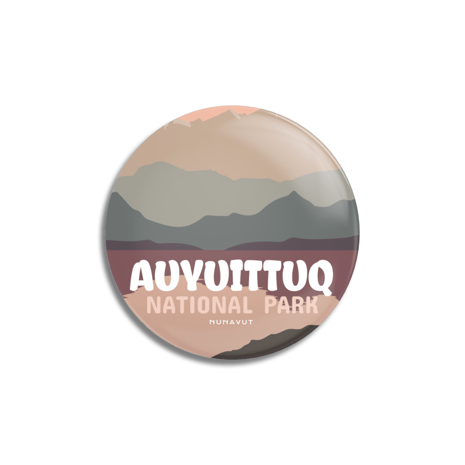Auyuittuq National Park of Canada Pinback Button