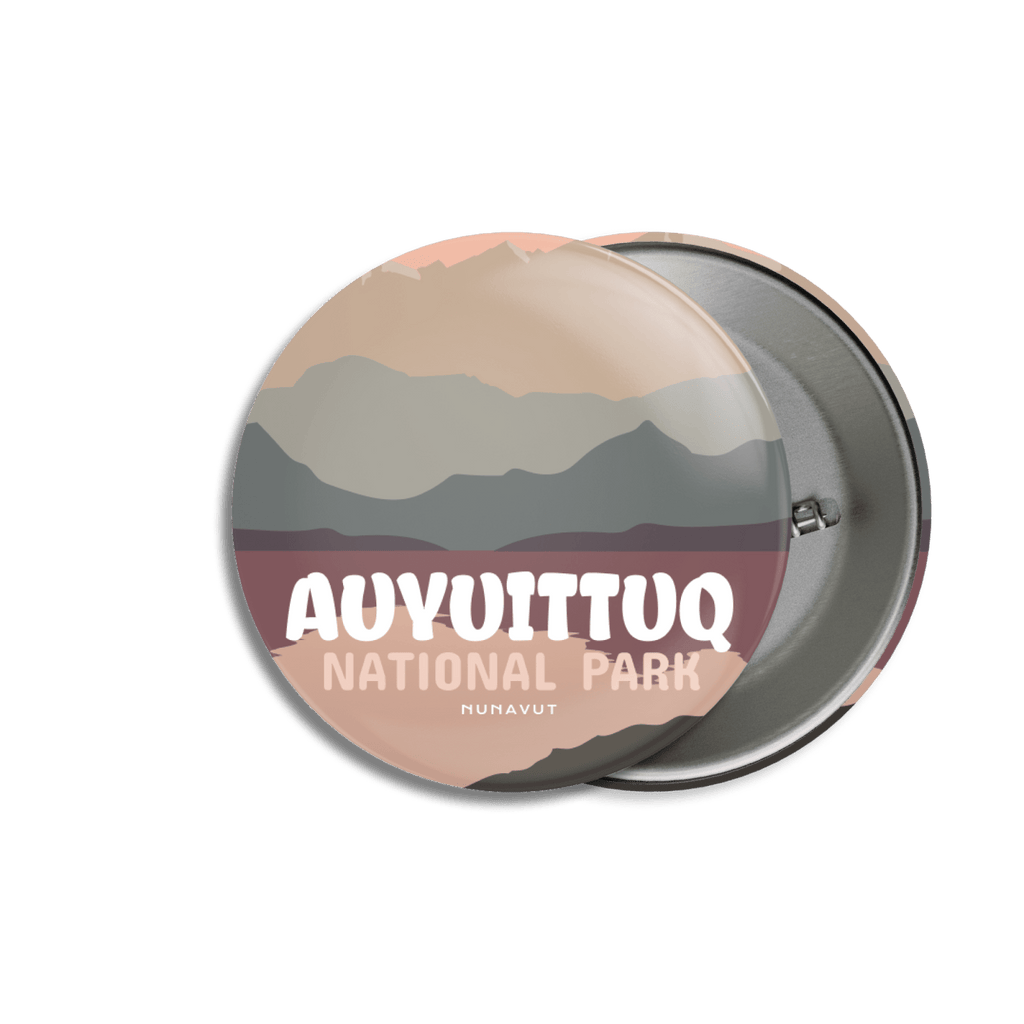Auyuittuq National Park of Canada Pinback Button