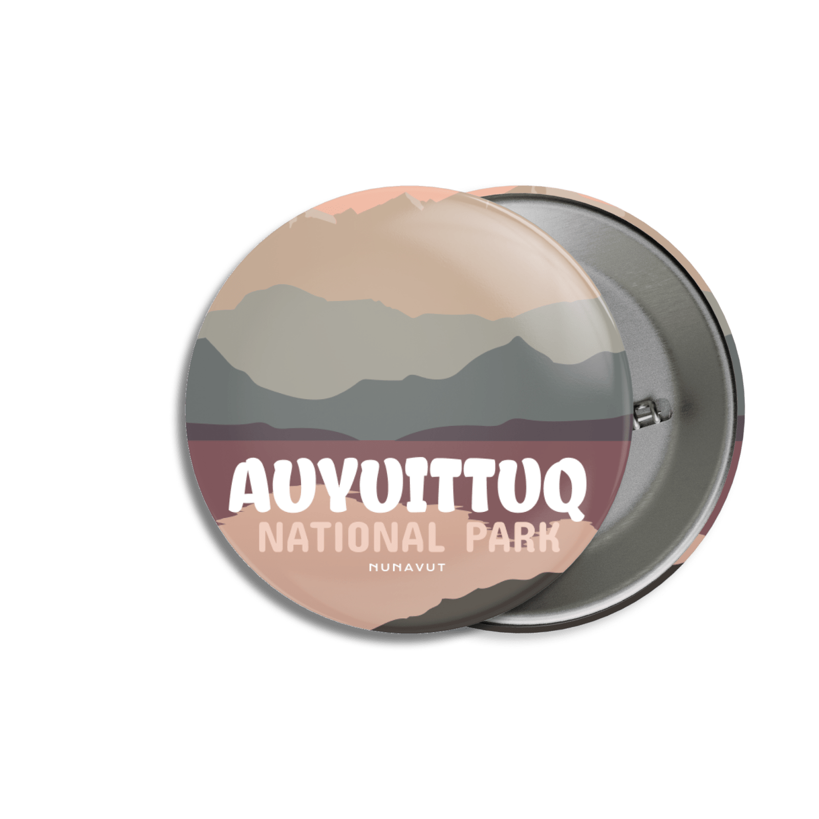Auyuittuq National Park of Canada Pinback Button