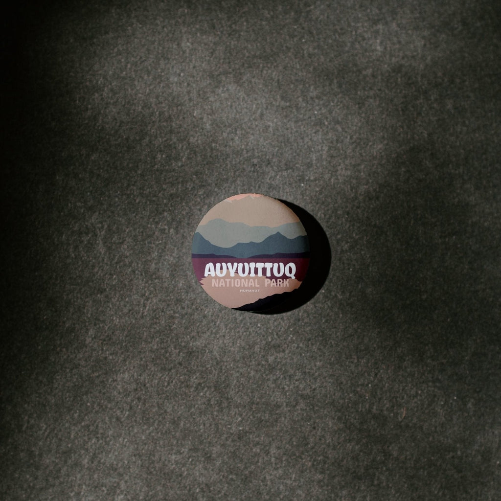 Auyuittuq National Park of Canada Pinback Button