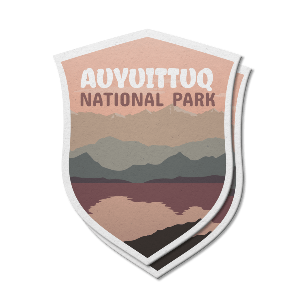 Auyuittuq National Park of Canada Waterproof Vinyl Sticker