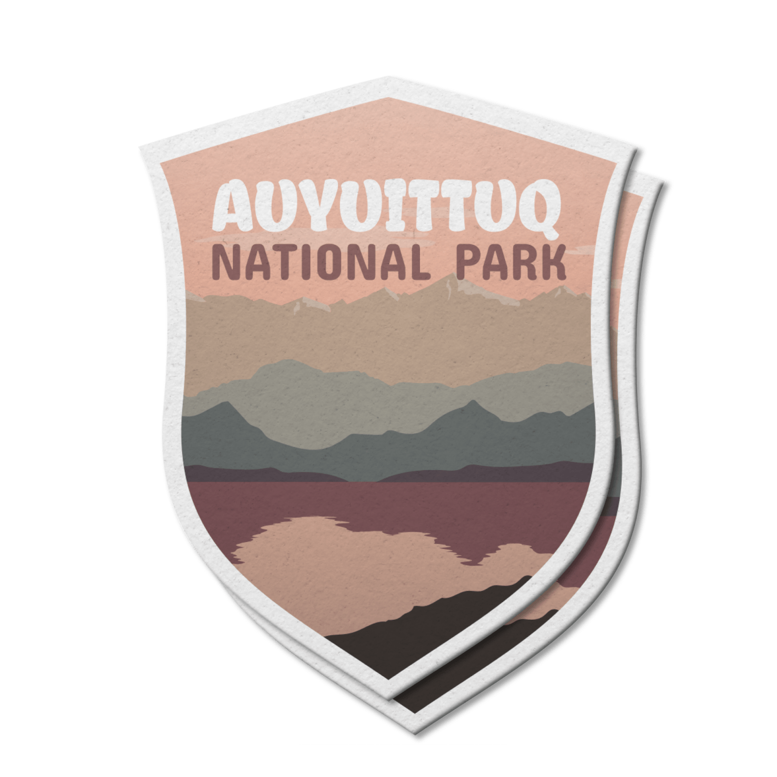 Auyuittuq National Park of Canada Waterproof Vinyl Sticker