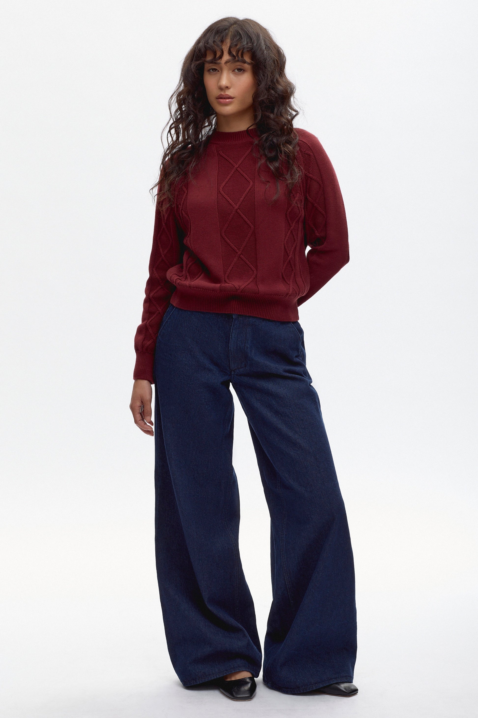 Pull torsadé Luxor pour femme