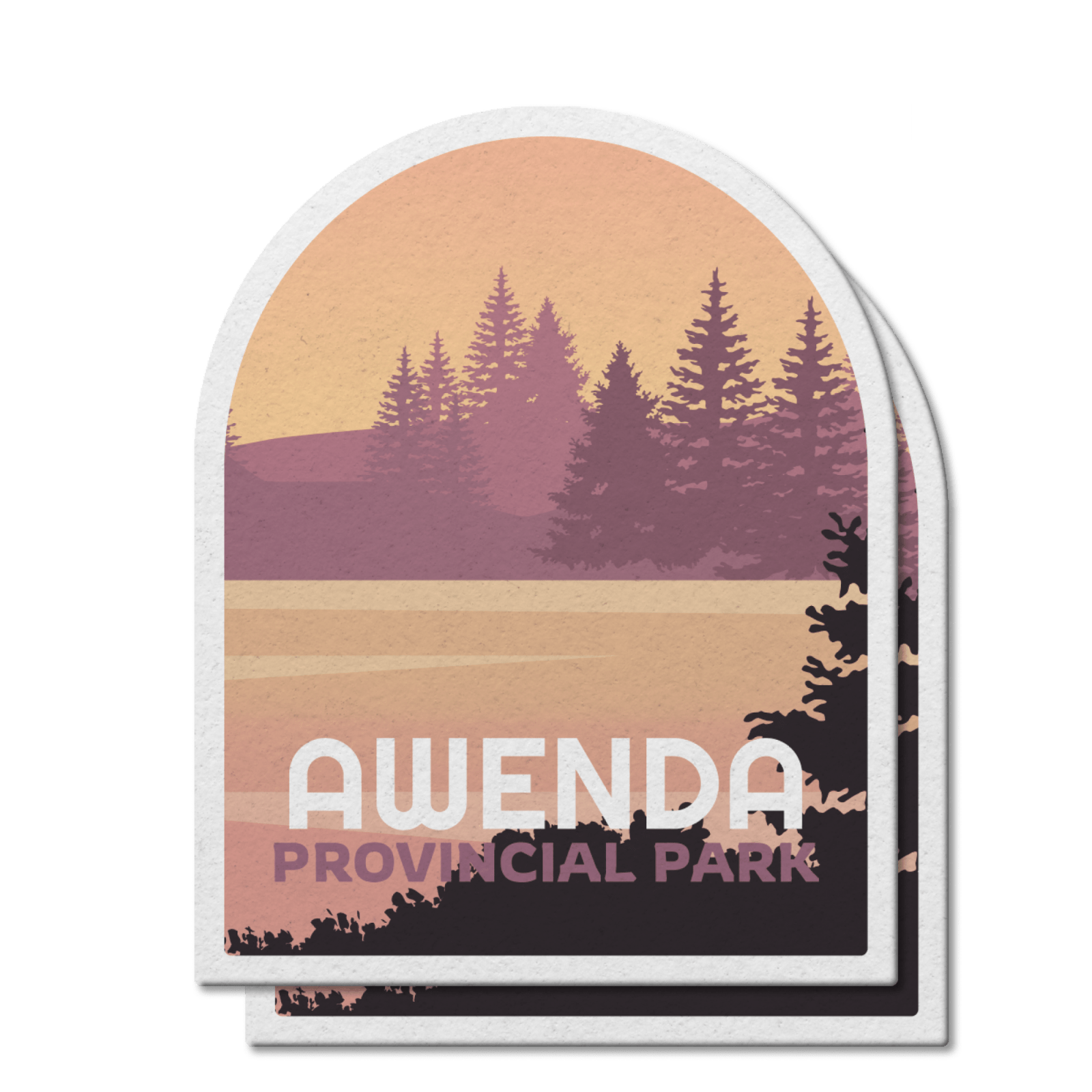 Awenda Ontario Provincial Park Waterproof Vinyl Sticker
