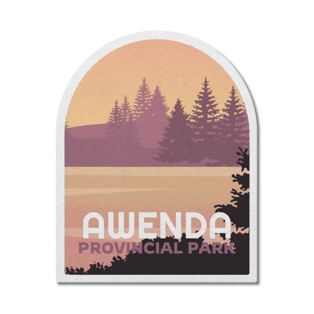 Awenda Ontario Provincial Park Waterproof Vinyl Sticker