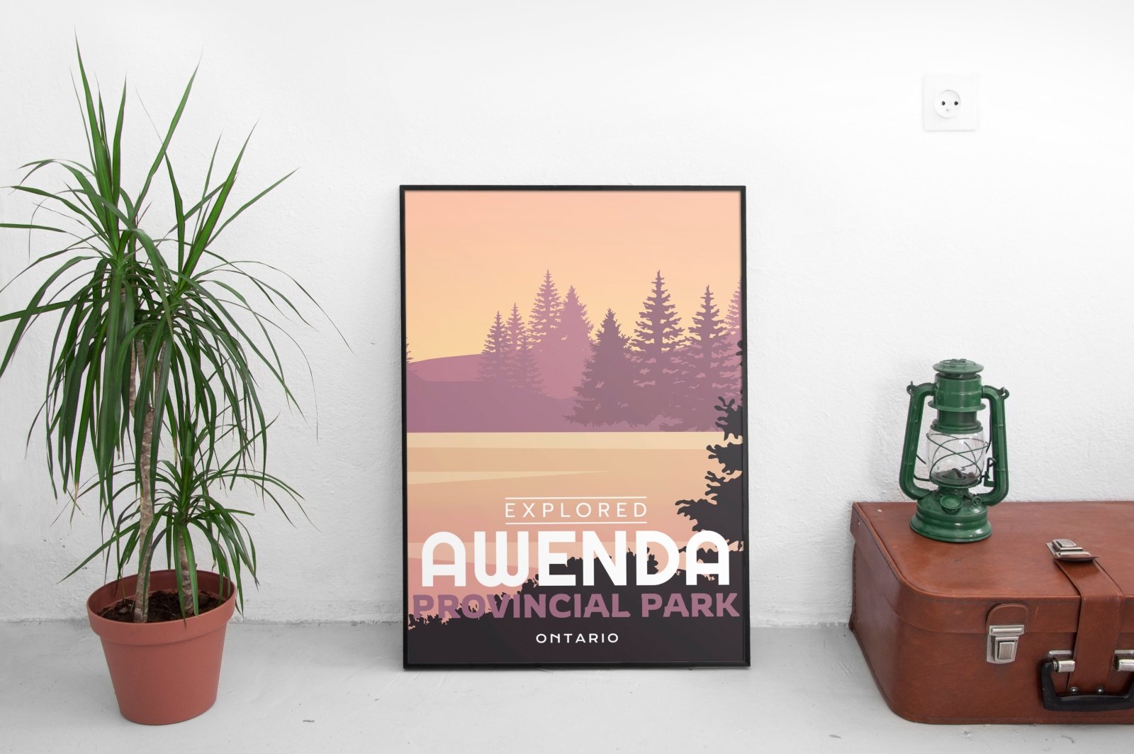 Awenda Provincial Park 'Explored' Poster