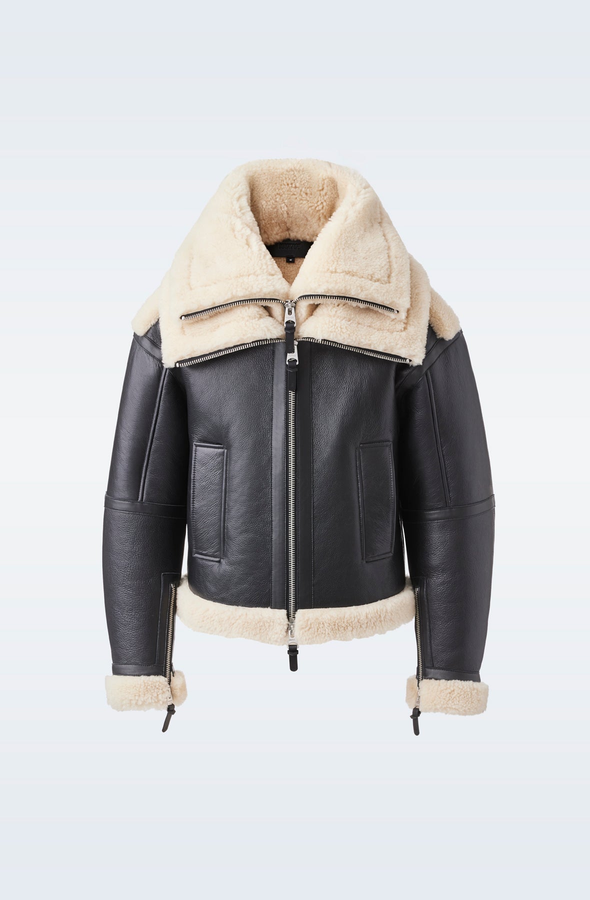 LOTTE Sheepskin jacket with double collar