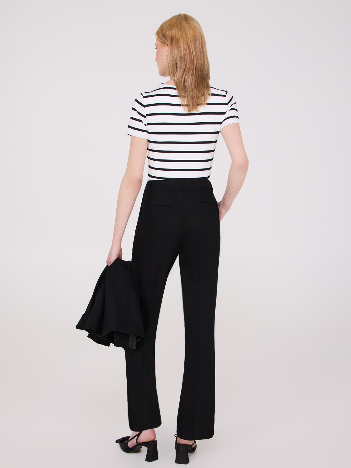 Pantalon large en lin
