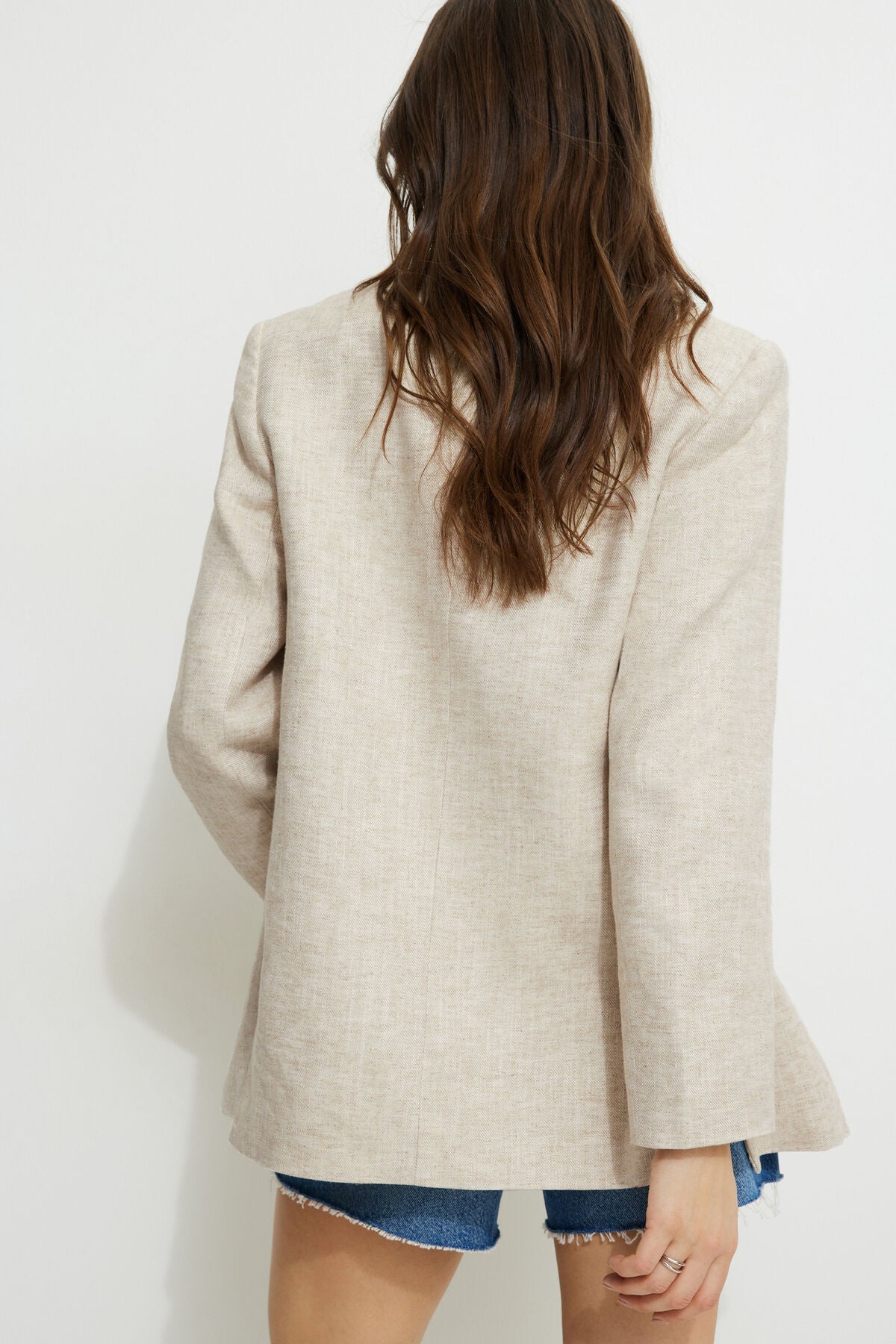 Noa Oversized Linen Blazer