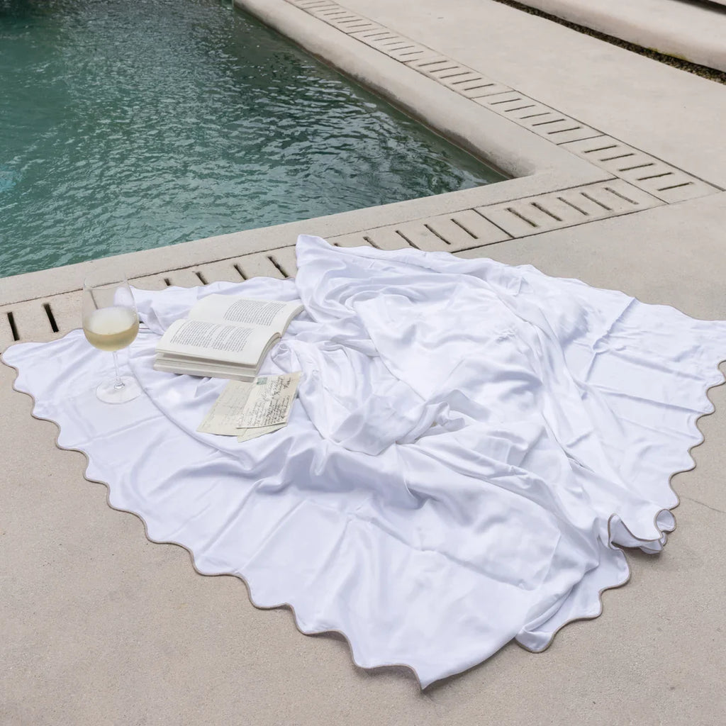 Ensemble de draps en satin de bambou biologique