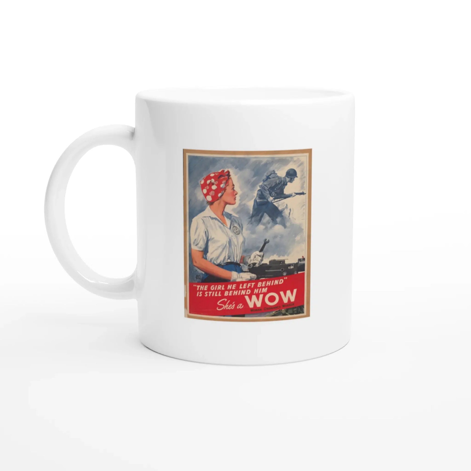 Tasse avec affiche WOW