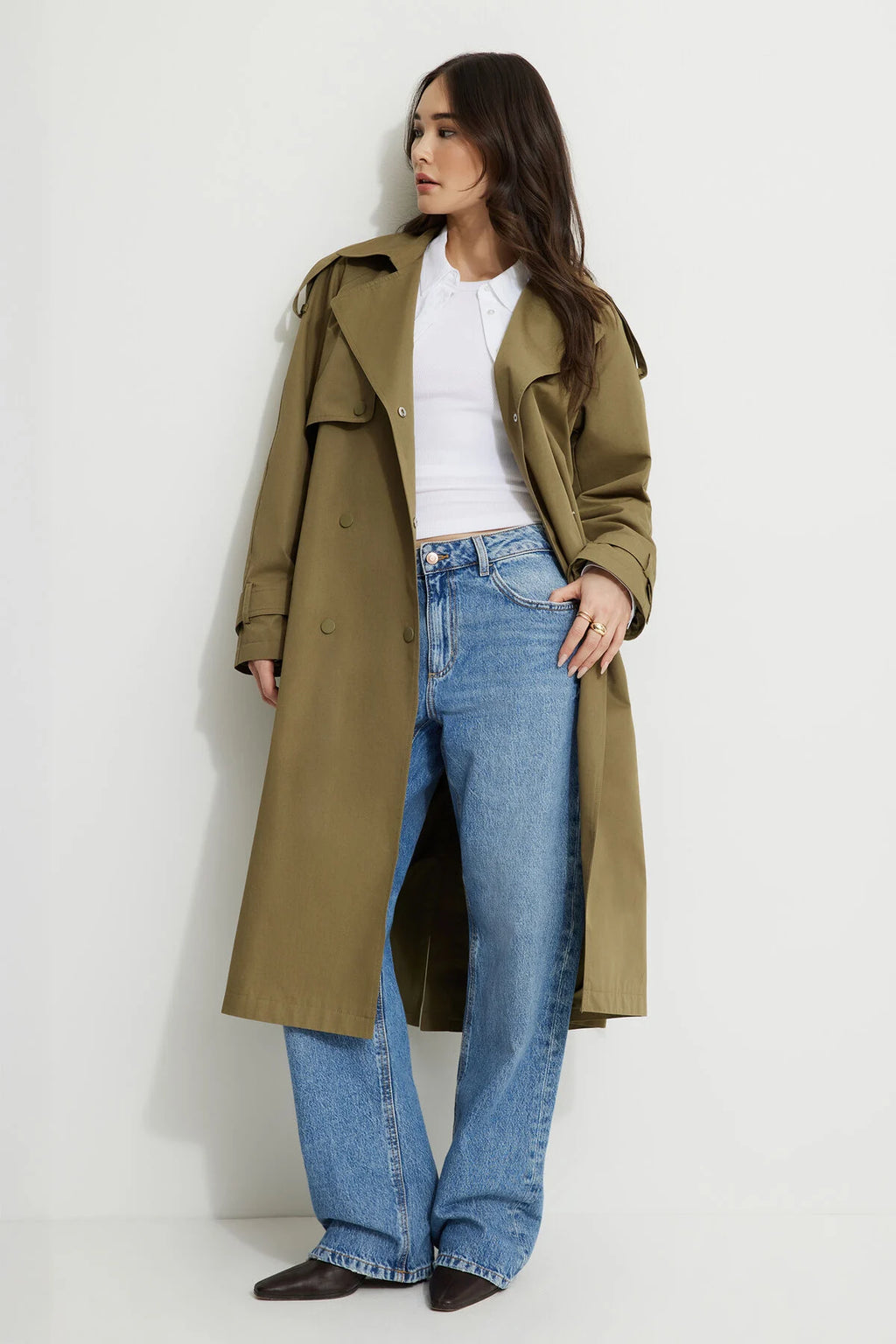 Mika Mid Rise Relaxed Straight Leg Jeans