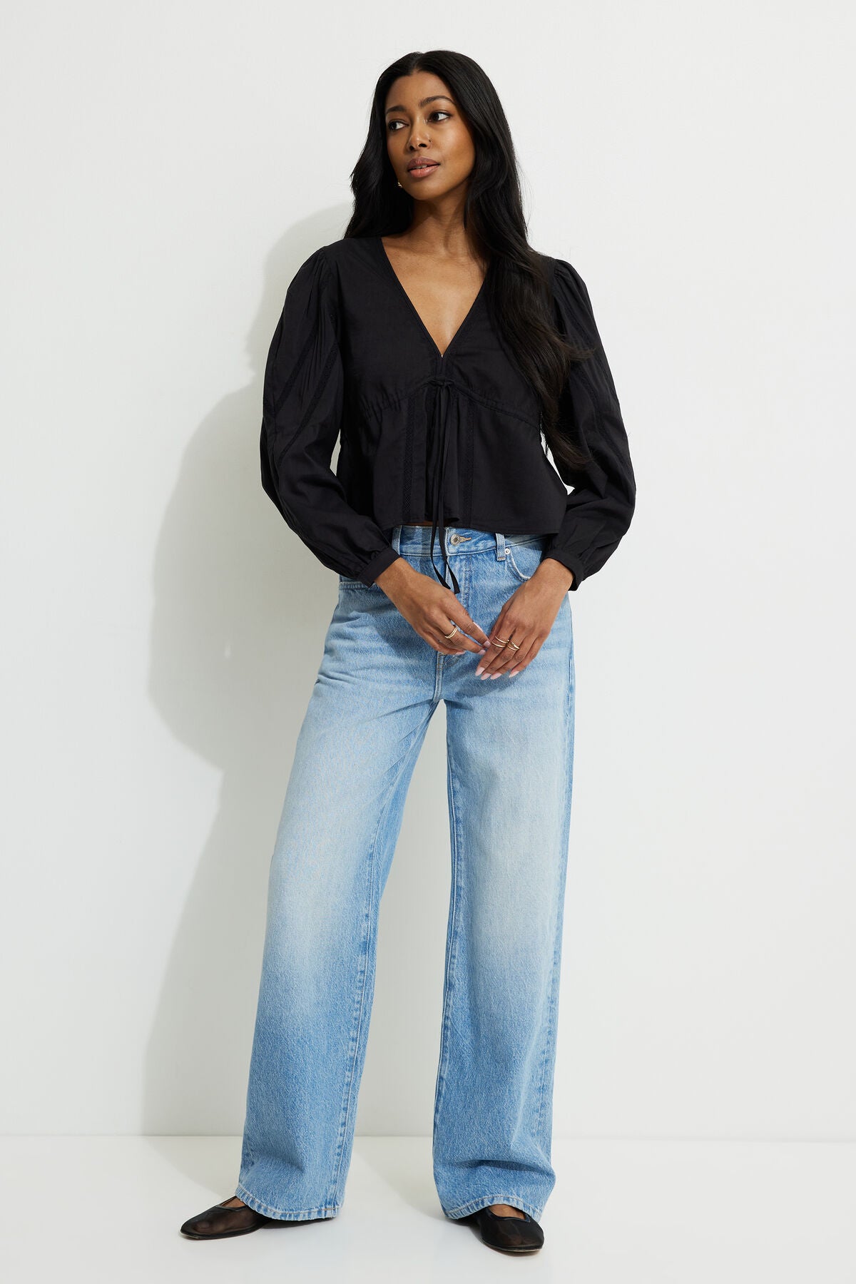 Chemisier à manches ballon