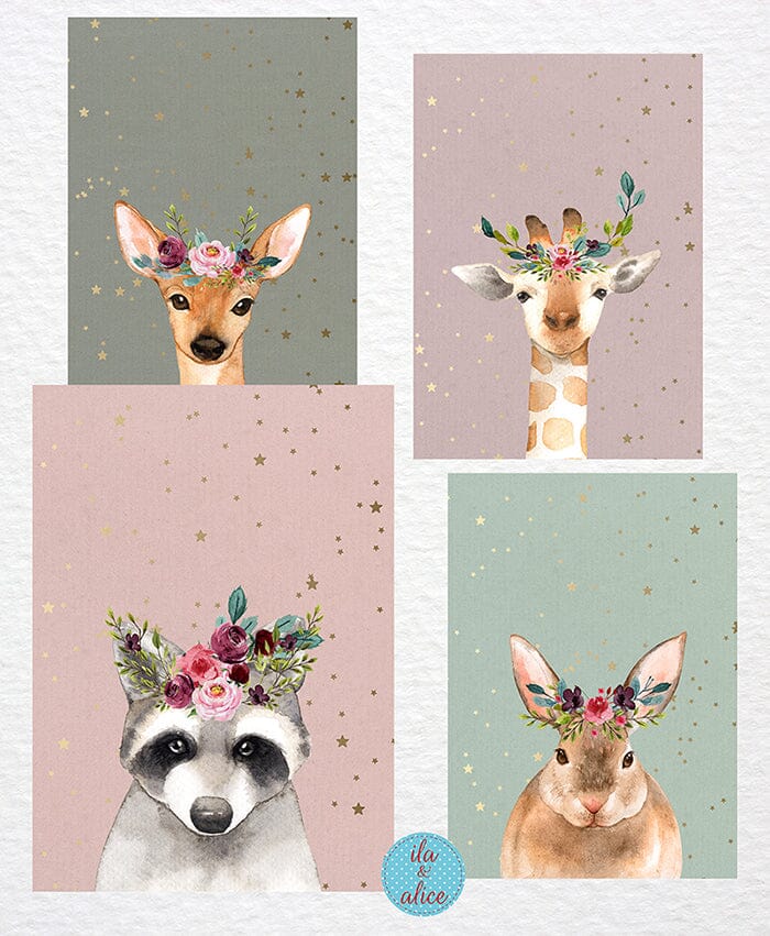 Sweet Baby Animal Postcards