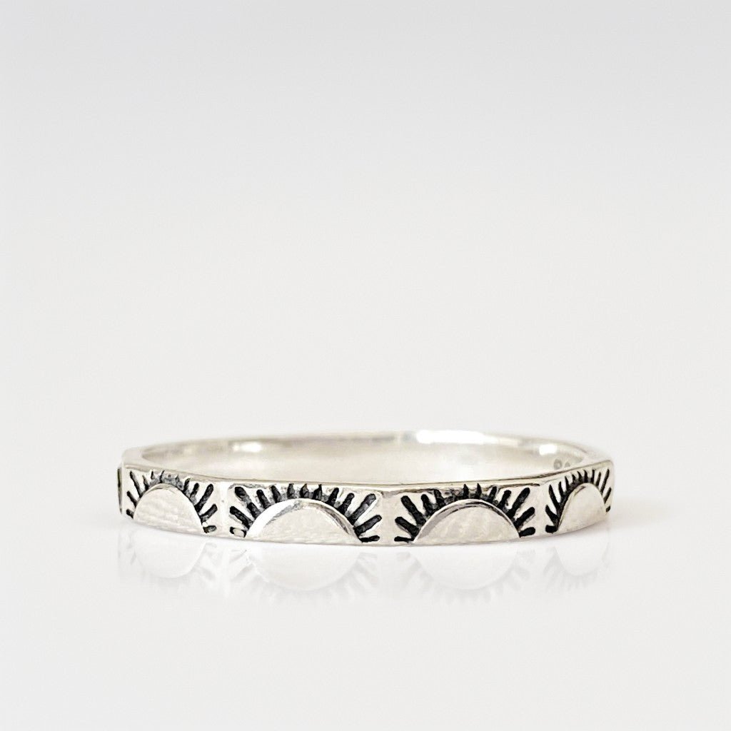 ENSOLEILLÉ | Bague multi-facettes en argent sterling 925