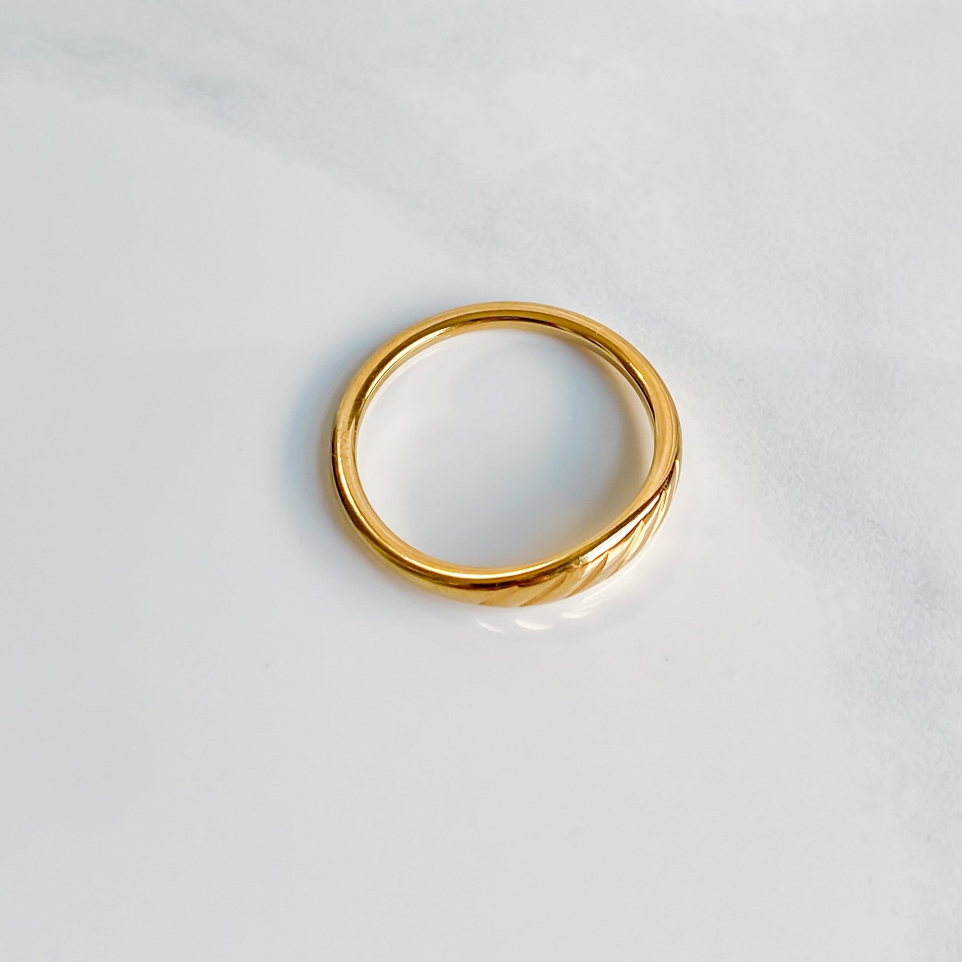 18K Gold-Plated Stainless Steel Ring for Women | CÉRÈS